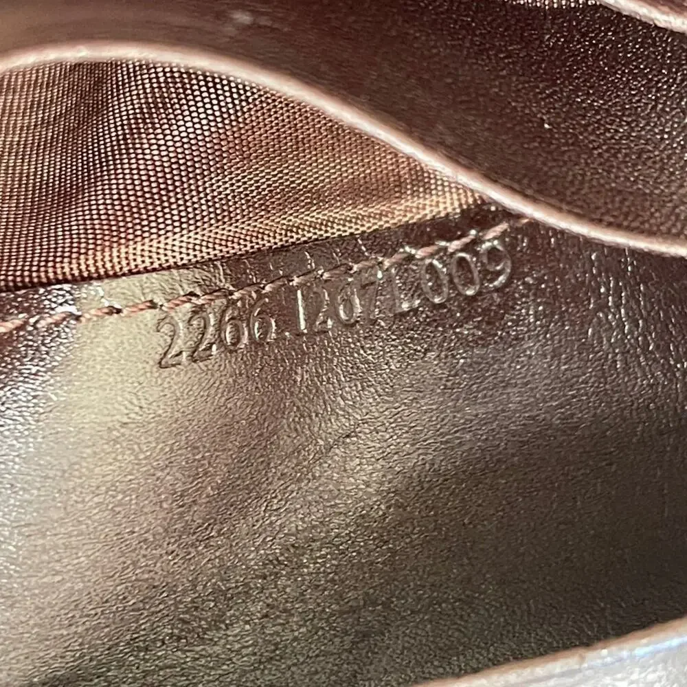Fendi Zucca Print brown bifold wallet